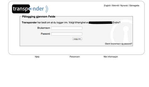 feide pålogging.